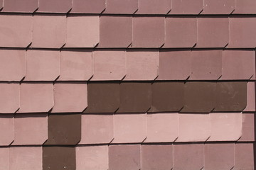 Rot-brauner Ziegelhintergrund