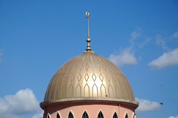 Dome of the new mosque of Masjid Jamek Jamiul Ehsan a.k.a Masjid Setapak