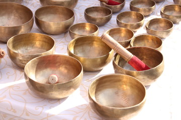 Singing bowls (also known as Sound Bowls, Tibetan Singing Bowls, Rin gongs, Himalayan Bowls and Suzu Gongs) which are used worldwide for meditation, music, relaxation, and personal well-being.