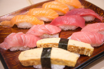 Japanese food,Sushi tasty sushi set