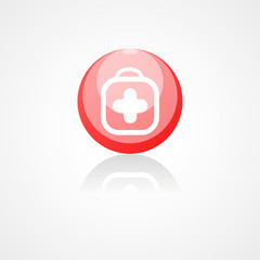 Medicine chest web icon
