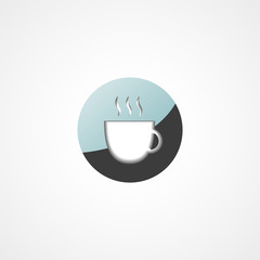 Coffee cup web icon