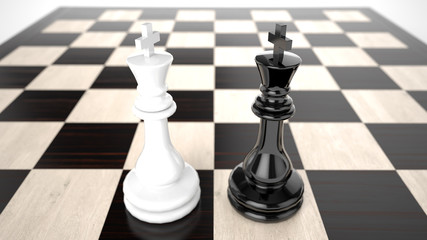 White and Black Kings