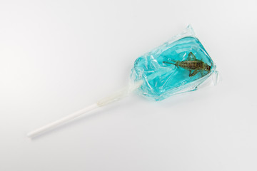 scary lollipop