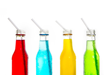 close up cool colorful drink