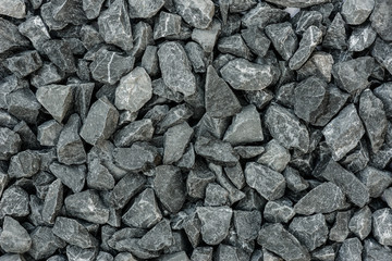 grey granite gravel background for mix concrete