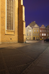 Old Town in Warsaw by Night