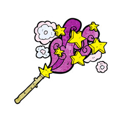 cartoon magic wand