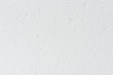 background of white foamed polystyrene surface