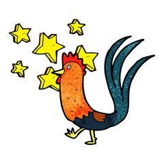 cartoon prize cockerel