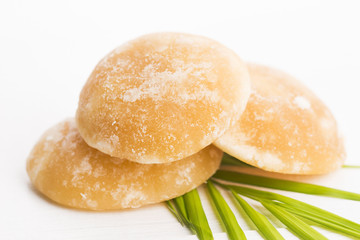 Jaggery or sugar from palm