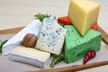 Assortment cheese