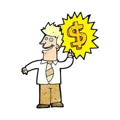 making money cartoon