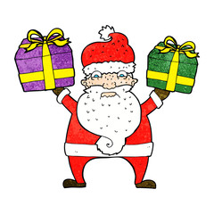 cartoon annoyed santa