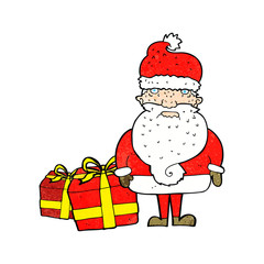 cartoon santa claus