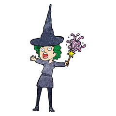 cartoon halloween witch