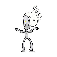 cartoon robot