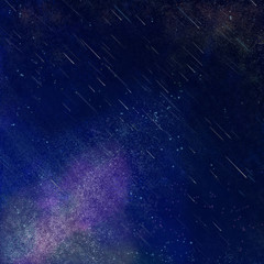 美しい流れ星の星空の景色の背景グラフィック