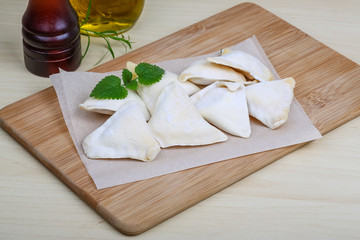 Raw potato dumplings