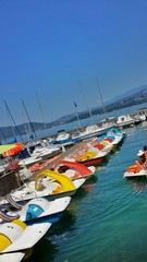 Balade en Pédalo au lac du Bourget