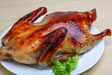 Roasted duck