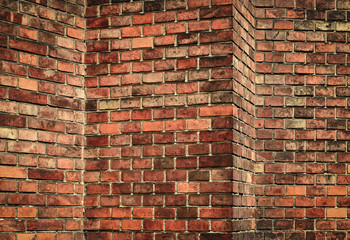 abstract red brick wall