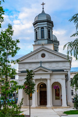 Sfantul Vasile cel Mare church in Bucharest city center, on Calea Victoriei street.