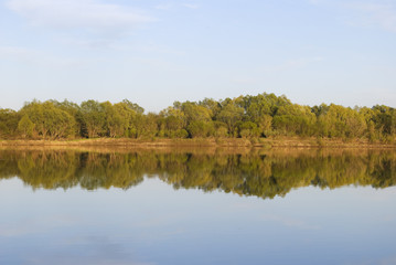 May evening on the river Oka