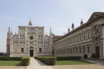 Certosa di Pavia da visitare per Turismo in Lombardia Italia