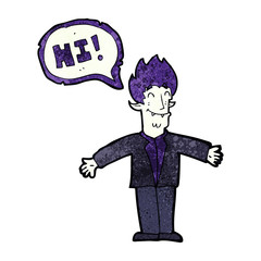 cartoon spooky vampire