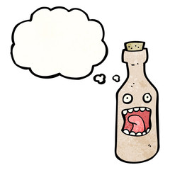 cartoon bottle