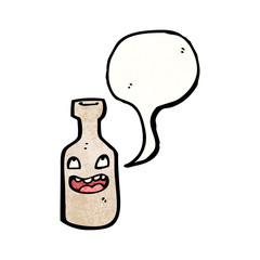 cartoon bottle