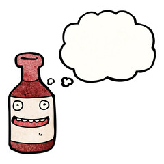 cartoon bottle