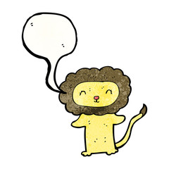 cartoon lion
