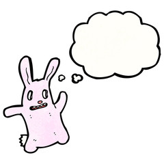 spooky dancing rabbit halloween cartoon