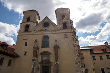 Fototapeta na wymiar The Benedictine Abbey in Tyniec (Poland)