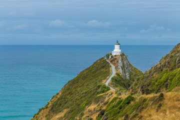 Fototapeta na wymiar lighthouse at Nugget Point New Zealand