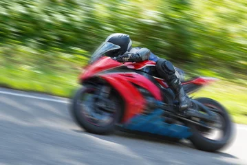 Rolgordijnen Motorbike racing © sergio37_120