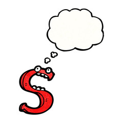 cartoon letter s