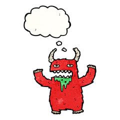 hairy monster cartoon