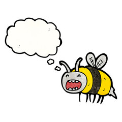 funny cartoon bee