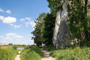 Rocks in Tyniec (Poland)