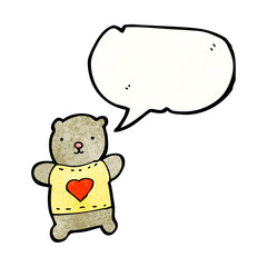 cartoon teddy bear