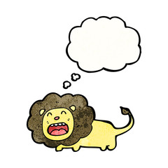 cartoon lion  (raster version)