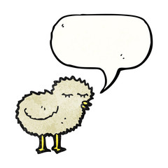 cartoon chick  (raster version)