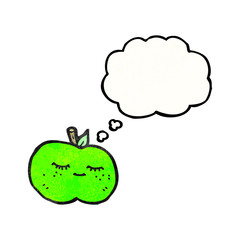 cute cartoon apple (raster version)