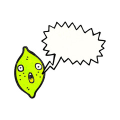 cartoon lime (raster version)