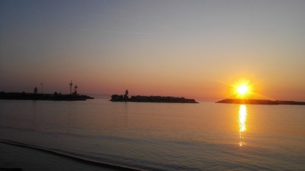 Cesenatico alba in spiaggia