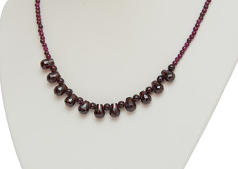 Necklace isolated on the white