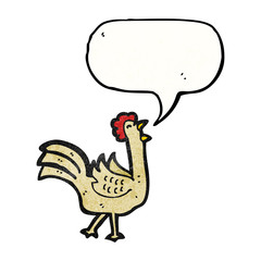 cartoon cockerel